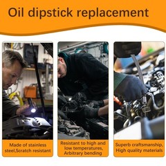 Transmission Dipstick Compatible with GM Chevy 4L80E 700R4 4L60E,Flexible Firewa