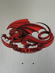 2019 Powell Peralta Skull And Sword Silver Reissue Skateboard Deck Ray Rodriguez
