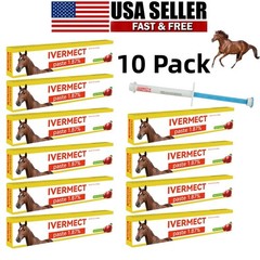 10 Pack In Box Paste Horse Dewormer Apple Flavor wormer EXP 01/2028