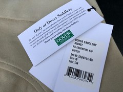 Dover Saddlery Riding Sport Breeches Size 30 – NEW with Tags