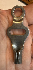 Vintage Metal Roller Skate Key Built-In Hex Wrench Tool – Free Shipping