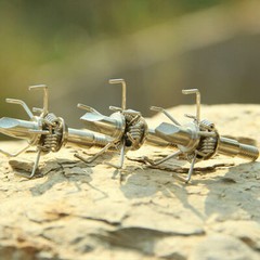 12x 100 Grain Small Game Broadheads Judo & Hammer Arrow Tips Screw-in Arrowheads