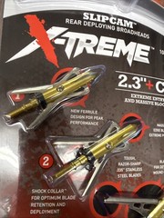 Rage SLIPCAM Xtreme Extreme mechanical Broadheads 100 Grain 2.3″ HUGE CUT!!!