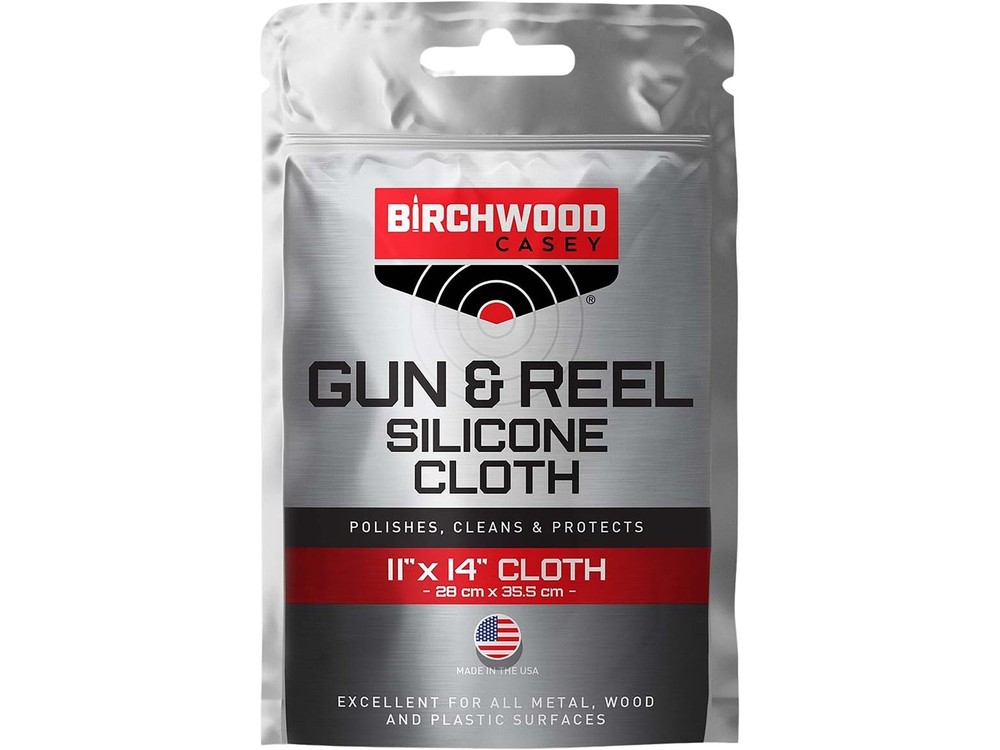 Gun & Reel Silicone Single Cloth | Lightweight Cotton 11″x14″ Cleaning Rag for G