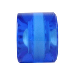 Blank Skateboard Wheels 59mm 82A Hi-Rebound Soft Cruiser Clear Blue