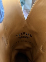 Tecovas Women’s Western Cowboy Boots Annie Chambray Ostrich US 8B