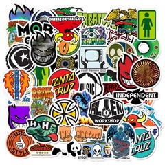100 Pack Sticker Bomb Decals Pack Vinyl Roll Car Skate Skateboard Laptop Luggage