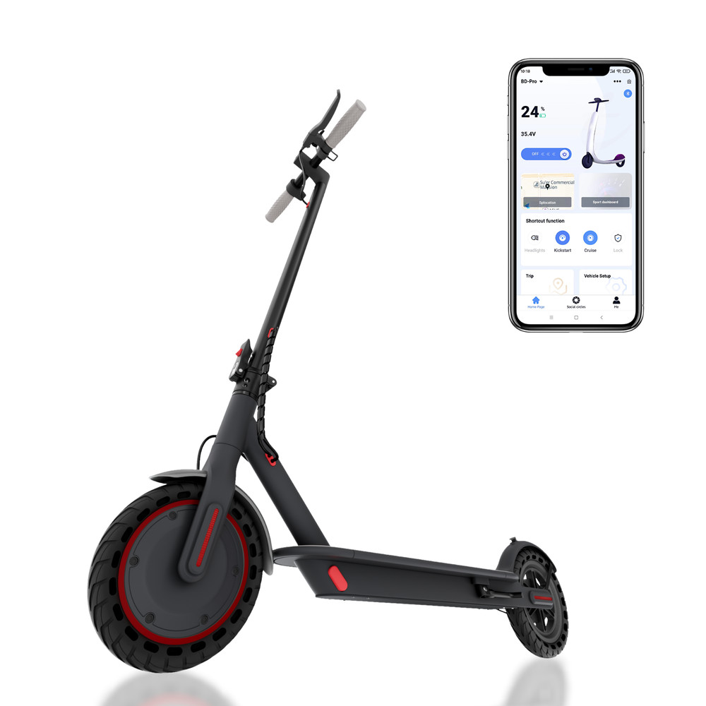 Ladped 8.5″ ADULT ELECTRIC SCOOTER 350W LONG RANGE 30KM HIGH SPEED 19MPH 10.5AH