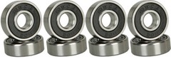 8 Skateboard Longboard Bearings PRECISION ABEC 9 BLACK SHIELD