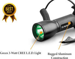 NAP Apache Predator Stabilizer Green LED Pressure Switch Hog Hunting Light