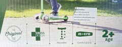 Micro Mini Deluxe LED Wheels Scooter Swiss-Designed, GREEN Ages 2-5 NEW