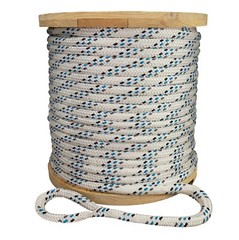 Strongest Double Braid Polyester Cable Wire Pull Pulling Rope W/ 6″ Spliced Eyes