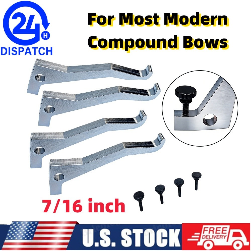 7/16 »Linear Bow Press Finger Kit w/Lock Screws For Most Modern Compound Bows