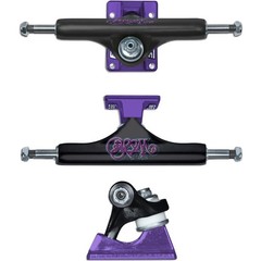 Slappy Skateboard Trucks ST1 Hollow Bam Margera Black/Purple 8.0″