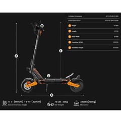 Dual Motor Electric Scooter Adults 1600W Off-road E-Scooter 32MPH 35Miles W/ APP