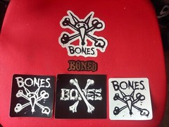 Bones Skateboard Stickers – Lot of 5