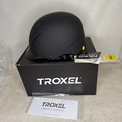 Troxel Spirit MIPS Horse Riding Helmet Black Duratec Medium 22″-23 1/8″