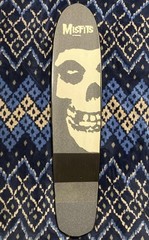 New Cruiser Longboard Black Skateboard Deck 43 7/8 x 9 1/2 Misfits Convex Rad