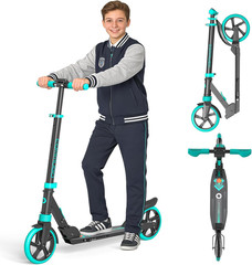 Kick Scooter for Kids 5-12, Teens, Adults, CPSC Certified Foldable Lightweight S