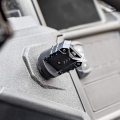 SAUTVS Sporty Key Holder for Polaris RZR Ranger Sportsman, normal, Black