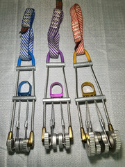 HB Wales Quad Cams, Rock Climbing cam Size-1.5/2/3 -Vintage-3Pcs