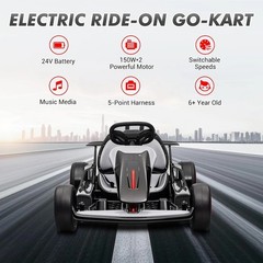 24V Electric Drift Kart for Kids