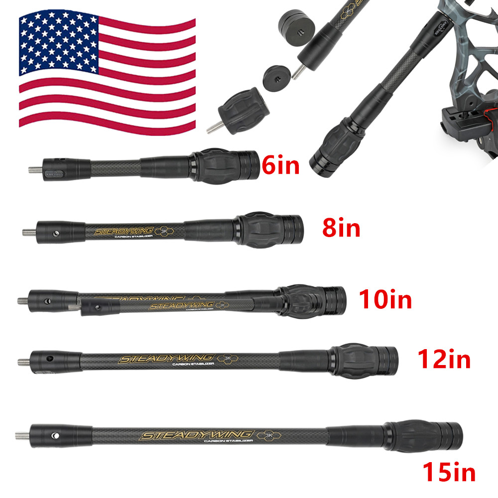 Carbon Stabilizer Balance Bar Rod Damper Compound Bow Shoot Silencer Target