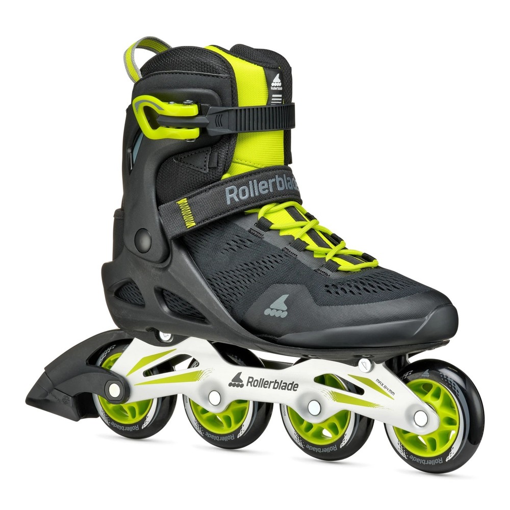 ROLLERBLADE Men’s Macroblade 80 Black/Lime Inline Skates (86B0751450NG01)