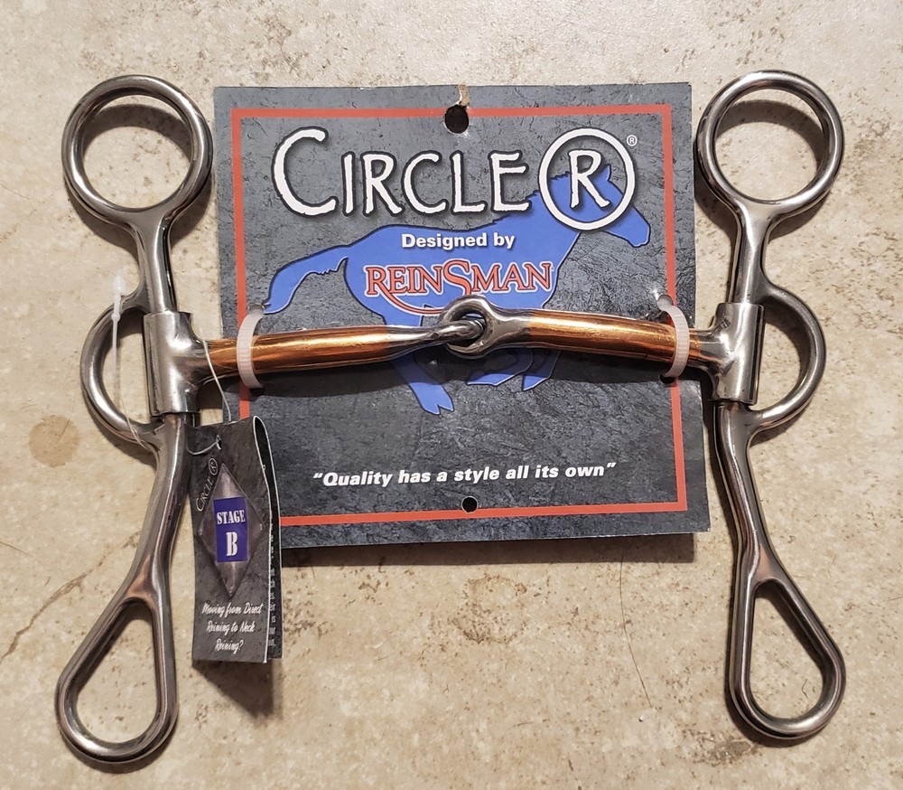 Circle R Western Gaited Bit Medium Port 5″ Mouth, 6” Cheeks Stage B