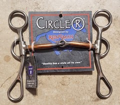 Circle R Western Gaited Bit Medium Port 5″ Mouth, 6” Cheeks Stage B