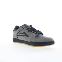 Lakai Telford Low Mens Gray Suede Lace Up Skate Inspired Sneakers Shoes