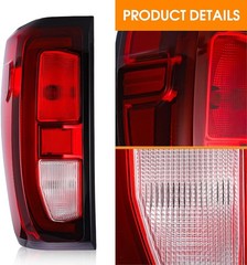 Tail Light Assembly Compatible with 2019-2024 GMC Sierra 1500 Left Driver Side
