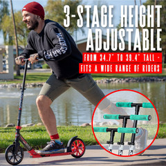 Madd Gear Kruzer 200mm Commuter Scooter Folding Teens & Adults Max Weight 220LBS