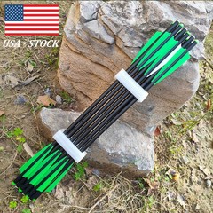 USA Hunting 20 Inch Crossbow Bolts Mix Carbon Crossbow Arrows Archery OD 8.8mm