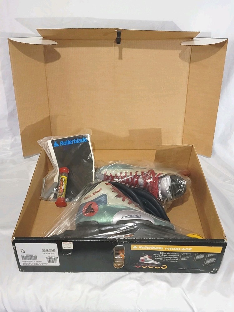 Vintage Rollerblades Problade Elite Inline Skates Mens Size 43 1993 Boss Swiss