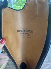 DeNiroBootCo Salento/2 Women’s Tall Riding Boots Black Leather US 38