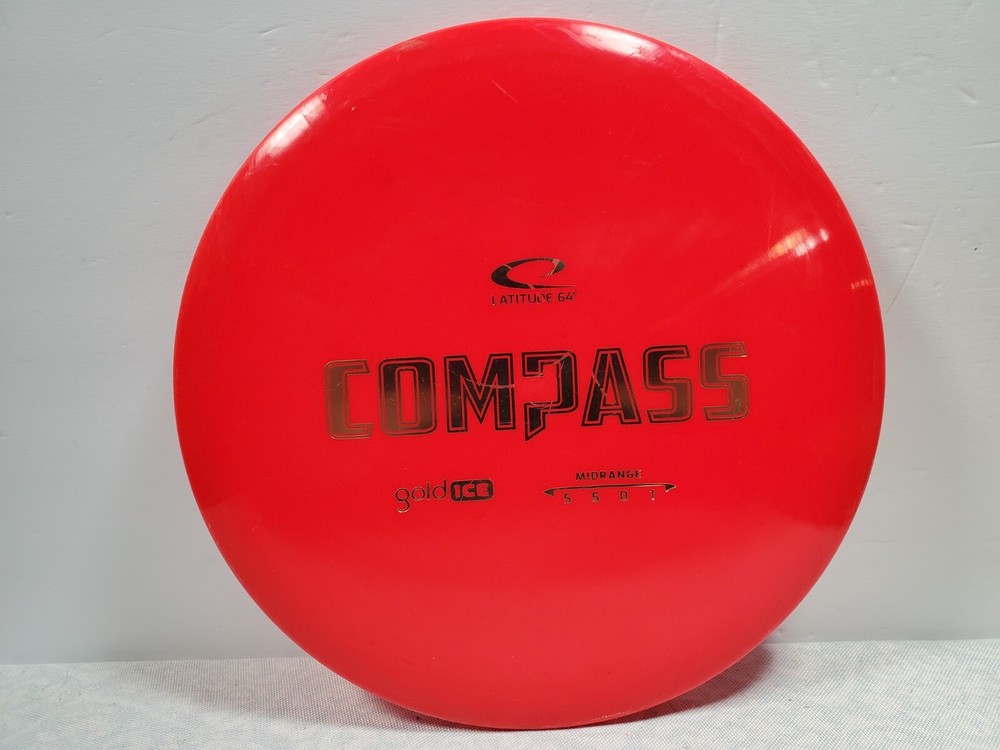 Latitude 64 RED Gold Ice Compass 177 grams disc golf