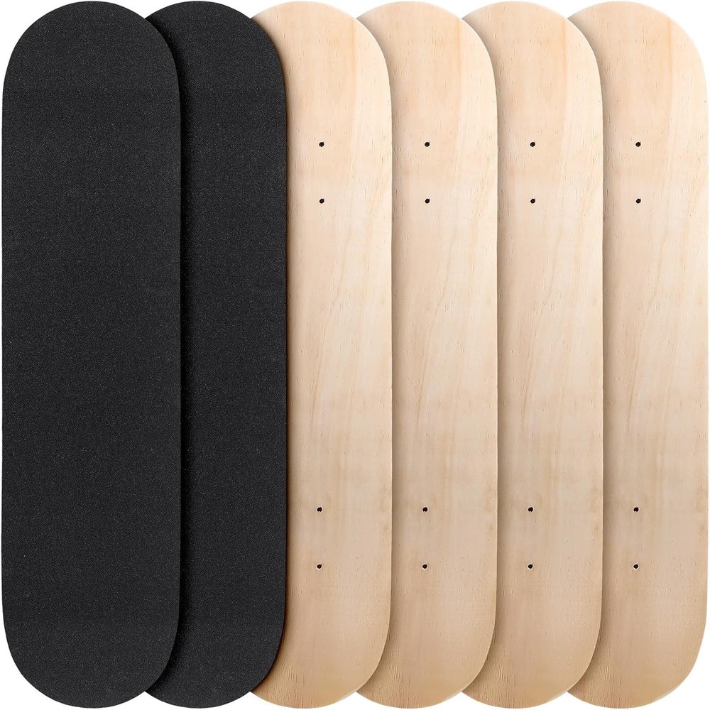 Blank Skateboard Decks for Art Painting 32 x 8 in, Wood Maple Skateboard Replace