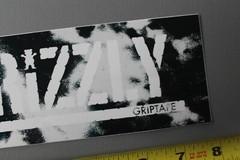 Grizzly Grip Tape Black White Bear Original Z73A Vintage Skateboarding STICKER