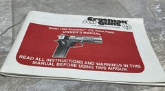 Crosman 1008 SB .177 Cal. (4.5mm) Co2 Pellet Pistol Semi-Automatic, Works Tested