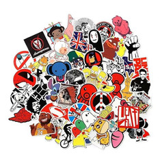 100pcs Random Sticker, Waterproof 100PCS for Kitchen Home