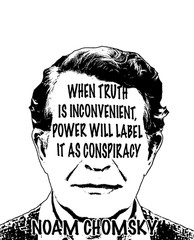 Noam Chomsky Quote Stickers