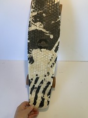 Vintage Skateboard Animiles Black White Animal Print Design