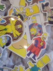 50pcs Simpsons Skateboard Stickers Vinyl Laptop Luggage Decals Dope Sticker Lot