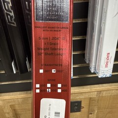 Black Eagle Arrows Rampage 350 .003 5mm Bare Shafts 12pk 2029