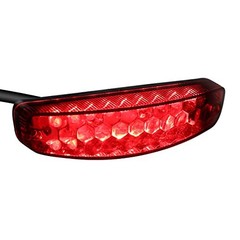 Red LED Tail Light, Universal Motorcycle Brake Taillights for Harley Dyna,