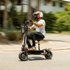 Adults Electric Scooter Folding Dual Motor 5600W 60V 38AH 12″ Road Tires 50MPH