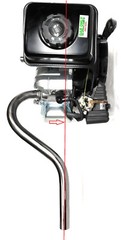 Center Rear Header Pipe for: Predator 3HP 79cc from harbor freight tool
