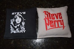 Eight Quality Cornhole Bags – Steve Perry ! Whole Corn or Pellets – Journey!