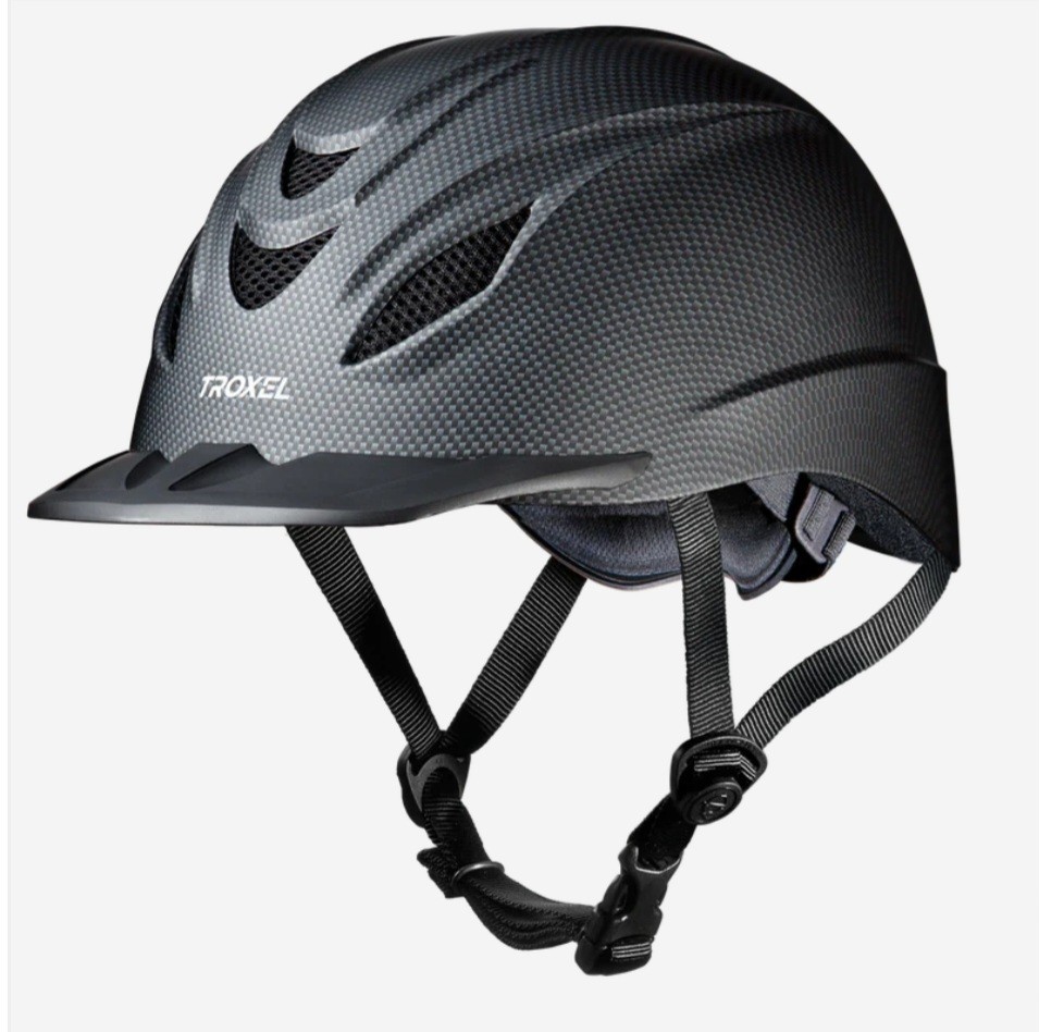 Troxel Intrepid Horse Riding Helmet Low-Profile Adjustable Large 22-3/4″-23-1/8″